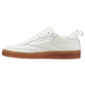 Adidasy Damskie Reebok Club C 85 Białe PL 74GRLID